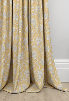 Carlina, Ochre - Made to Measure Curtains